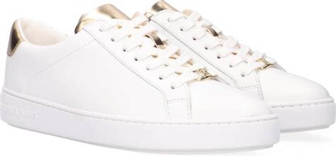 michael kors witte sneakers met goud|Witte Michael Kors Sneakers voor dames online .